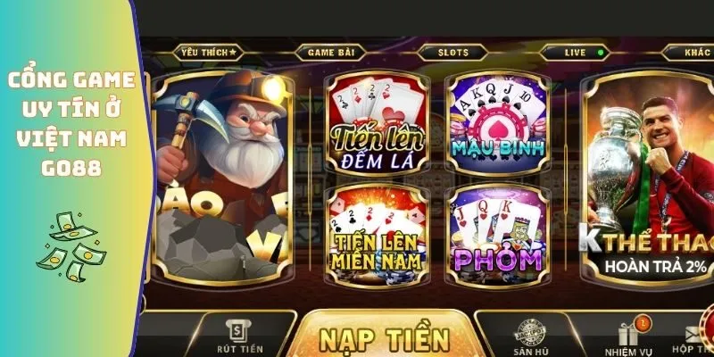 Cổng game uy tín ở Việt Nam GO88