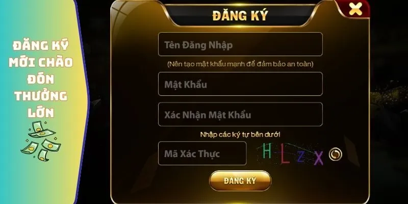 Đăng ký mới chào đón thưởng lớn
