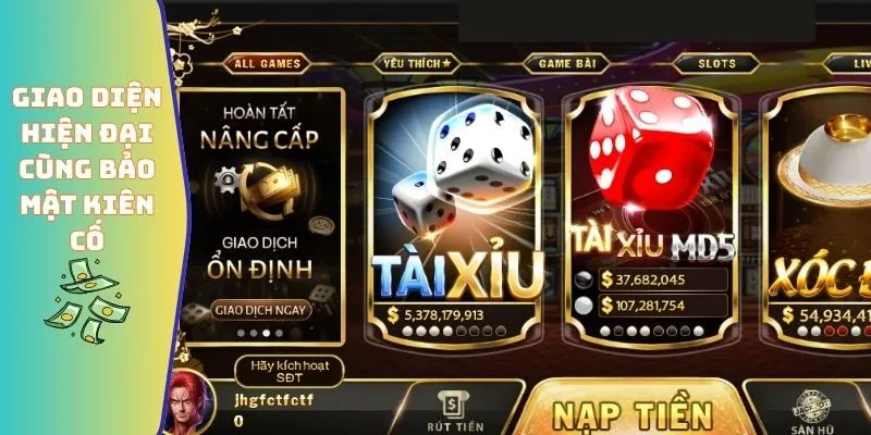 Giao diện hiện đại cùng bảo mật kiên cố